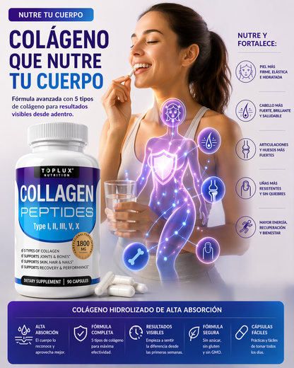 Toplux Colágeno Multi Peptides Complex